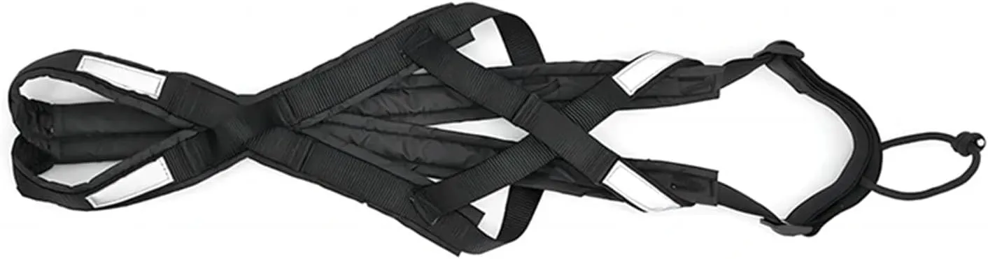 Dog Sledding Harness,Sled Dog Pulling Car Leash Waterproof Night Reflective Dog Chest Harness Big Large Dog Weighted Rally Vest Pet Training Supplies(Red,Chest 75 to 95cm)