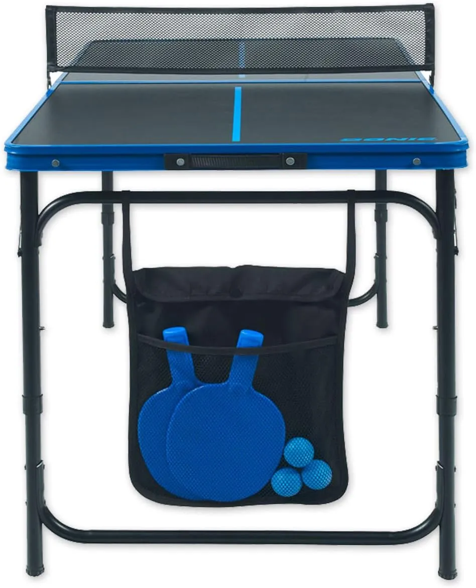 Donic Midi Portable Pro Table Tennis Table Set, Blue