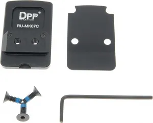 DPP Titanium Rear Sight Dovetail Mount for Ruger P85/95/97,MK Series Trijicon RMR/SRO&Holosun 407C/507C/508T