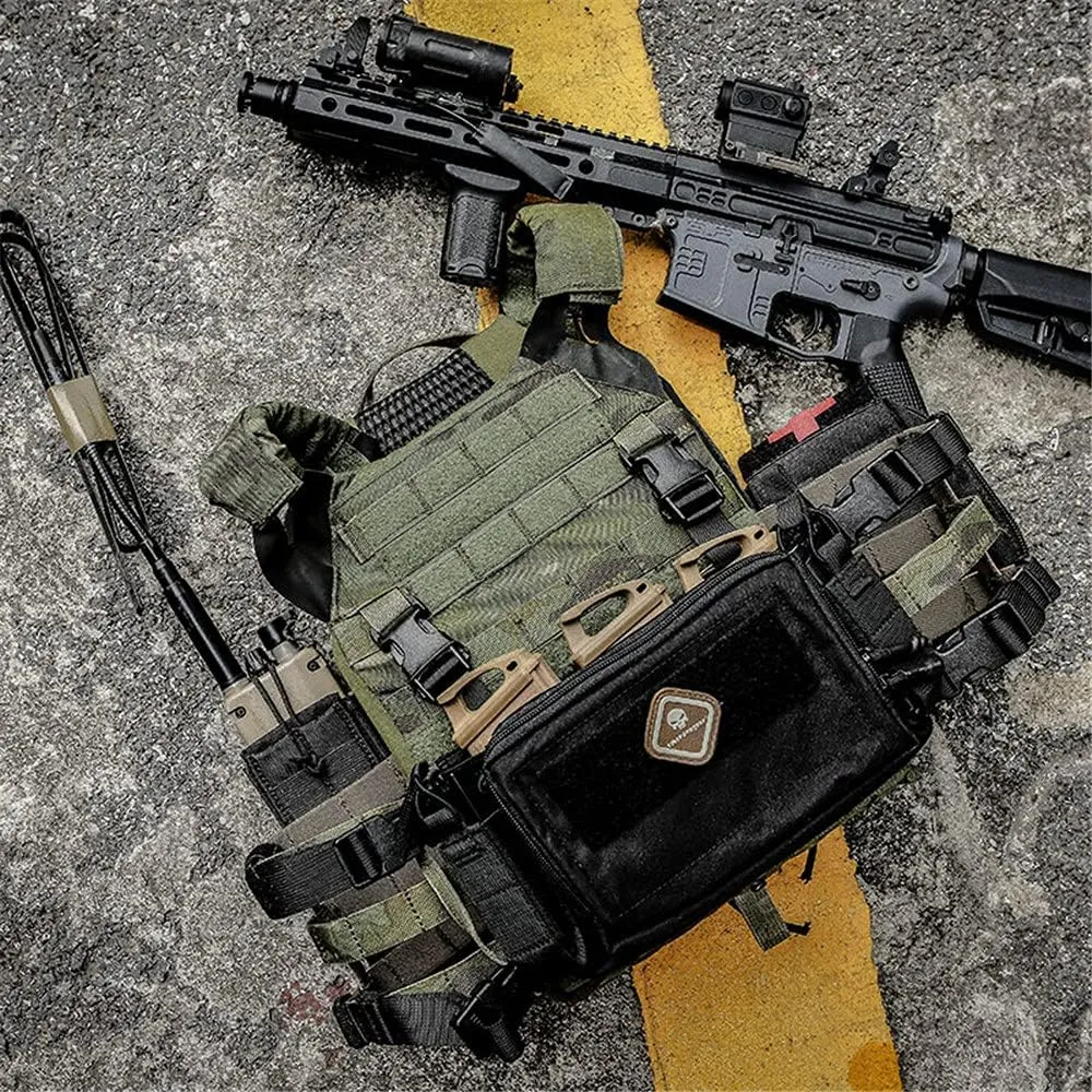 emersongear D3CR Micro Chest Vest,Mini Style,Compatible with Chest Strap/Tac Backpack/Tac Vest,Unisex