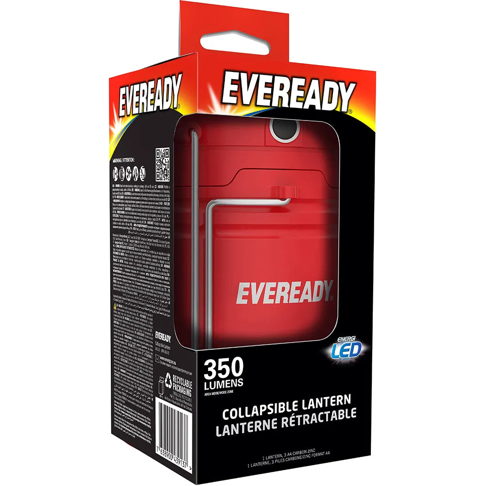 Eveready Rechargeable Collapsible Lantern 350 Lumens