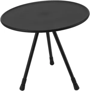 EVTSCAN Round Foldable Camping Table, Compact Aluminum Alloy Garden Table with Two Level Adjustment, Portable Mini Folding Table for Outdoor Picnic and Beach