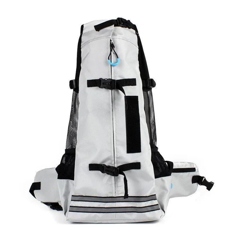Expandable Pet Backpack Carrier Breathable Travel Bag