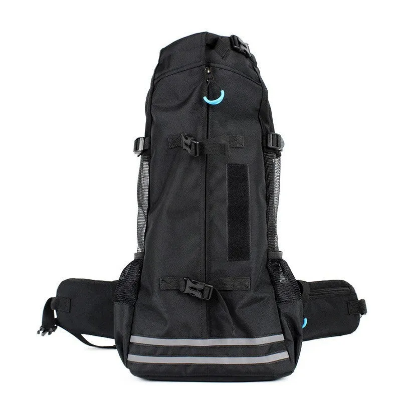 Expandable Pet Backpack Carrier Breathable Travel Bag