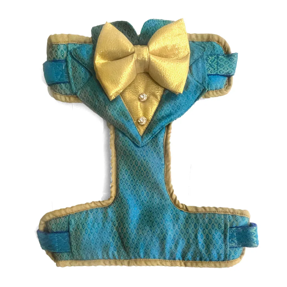 Festive Regal Tuxedo Harness - Blue