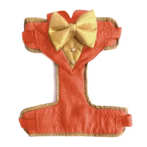Festive Regal Tuxedo Harness - Peach