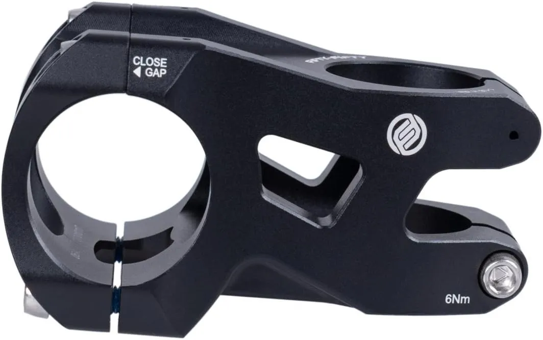 FIFTY-FIFTY Aluminum Alloy Mountain Bike Stem for 1-1/8 Steer Tube 31.8mm Handlebar, Short Handlebar Stem for All Mountain, MTB, Downhill, Freeride