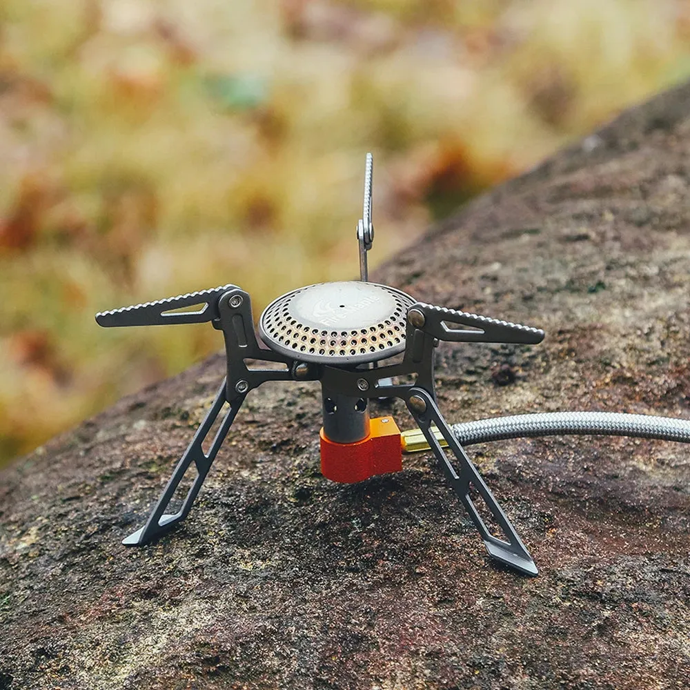 FIRE-MAPLE FMS-117T Titanium Stove – Ultralight Portable Gas Burner for Camping & Hiking