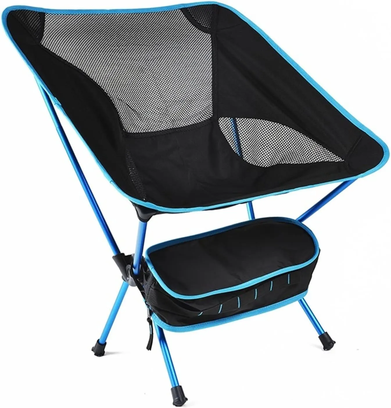 Fishing Chair Outdoor Folding Chair Portable Beach Camping Chair Superhard Load Detachable Chair Hiking Picnic Seat Fishing BBQ Moon Seat
