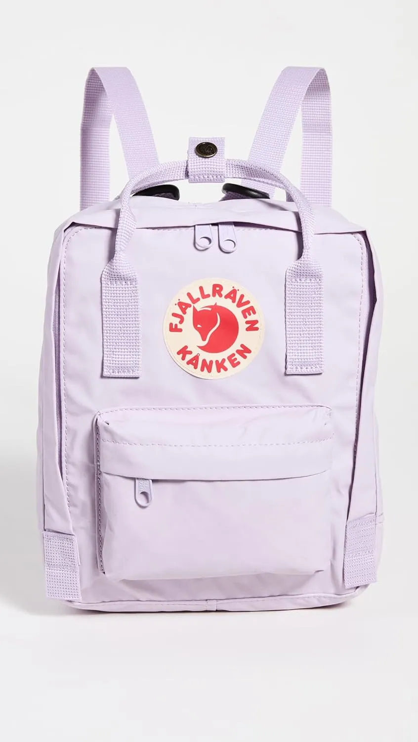 Fjallraven Women's Kanken Mini Backpack, Pastel Lavender, Purple, One Size