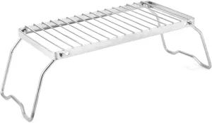 Foldable Camping Table Outdoor Folding Table Barbecue Table Stainless Steels Foldable BBQ Table Practical Camping Table