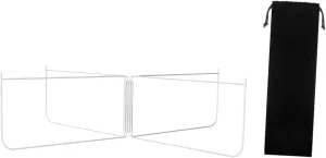 Foldable Cooler Stand Fridge Ice Box Holder Sturdy Strong Load Bearing Suitcase Rack Foldable Stand Rack for Cooking Camping