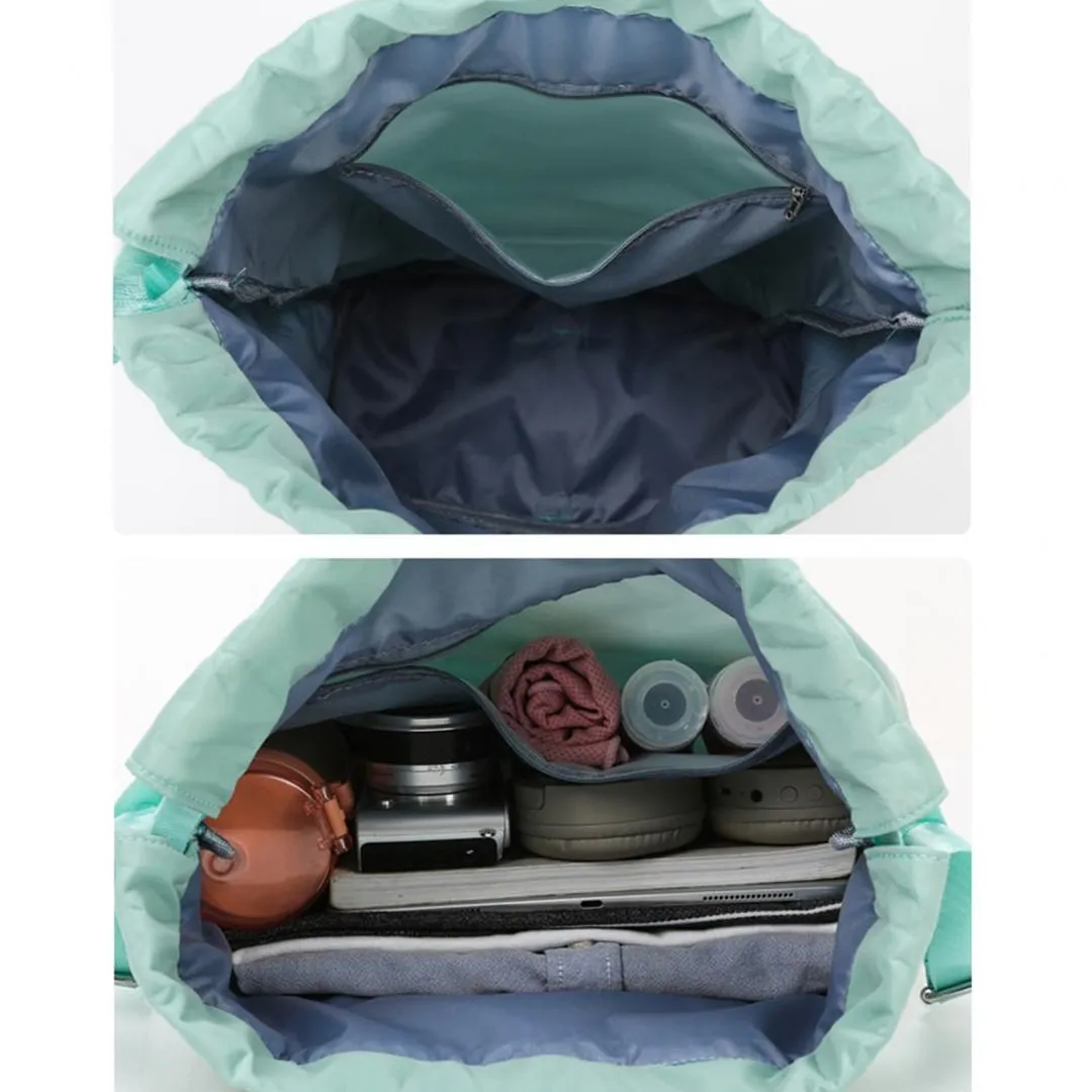 Foldable Drawstring Backpack