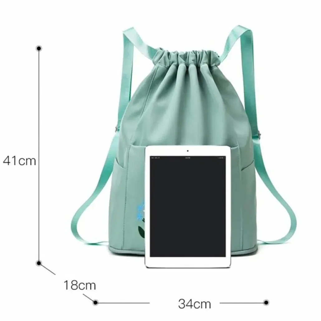 Foldable Drawstring Backpack