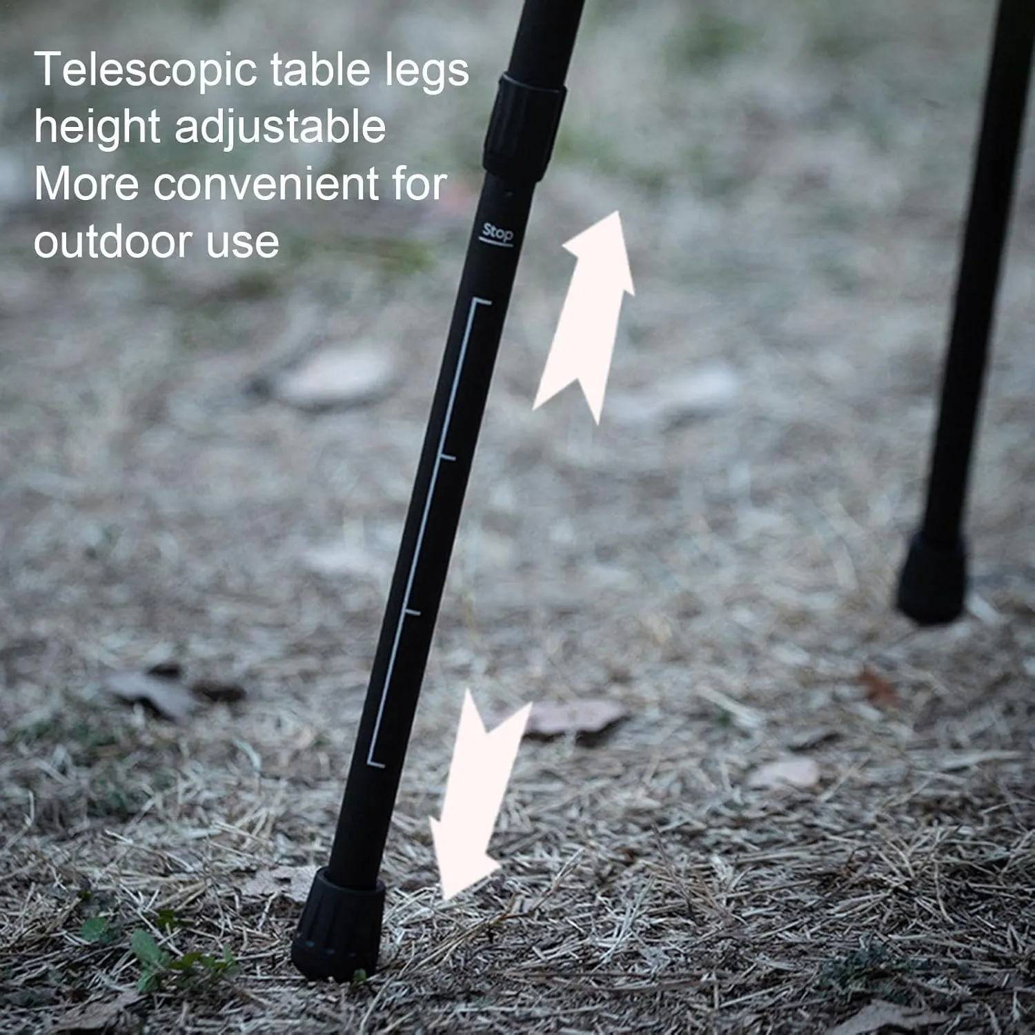 Foldable Outdoor Table- Indoor Outdoor Table, Portable Dining Table, Portable Beach Table, Retractable Camp Table | Portable Utility Table Camping Side Table, Utility Table for Camping Grill