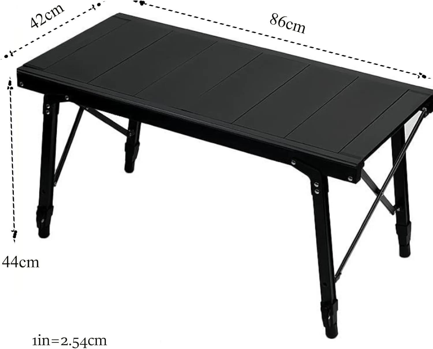 Folding Camp Table, Roll-up Lightweight Picnic Table, Can Be Used with A Stove, Perfect for Outdoor Activities, Beach, BBQ