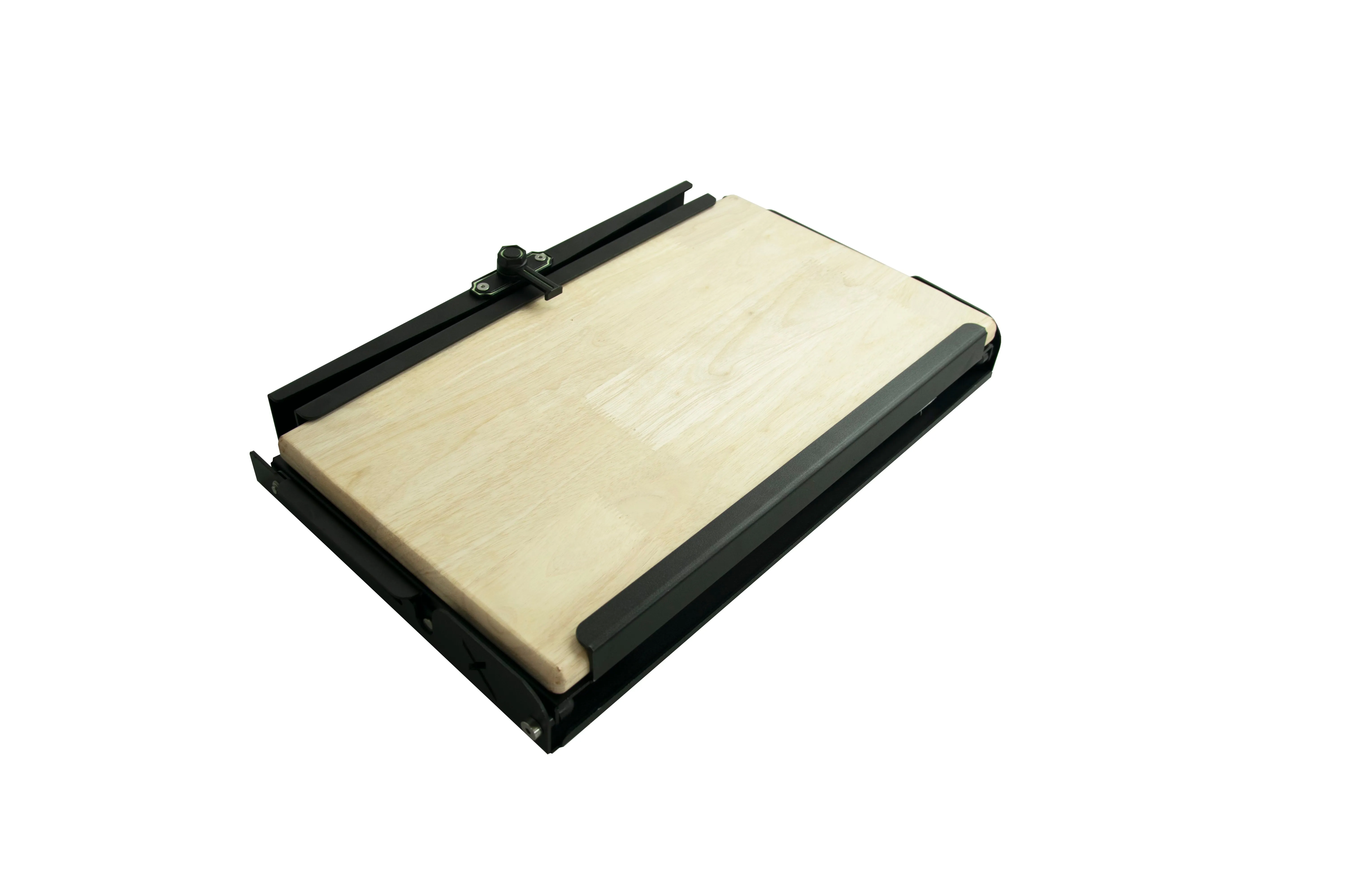 Folding Camp Table with Cutting Board & Side Molle Box