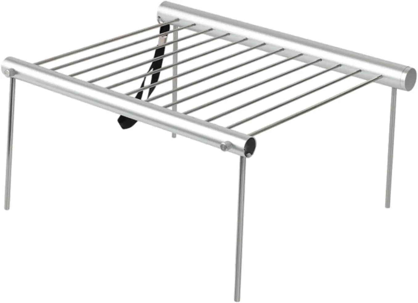 Folding Campfire Grill Camping Grill,Barbecue Grill,Multipurpose,Grate Camp Fire Cooking Rack for Hiking Outdoor Hunting