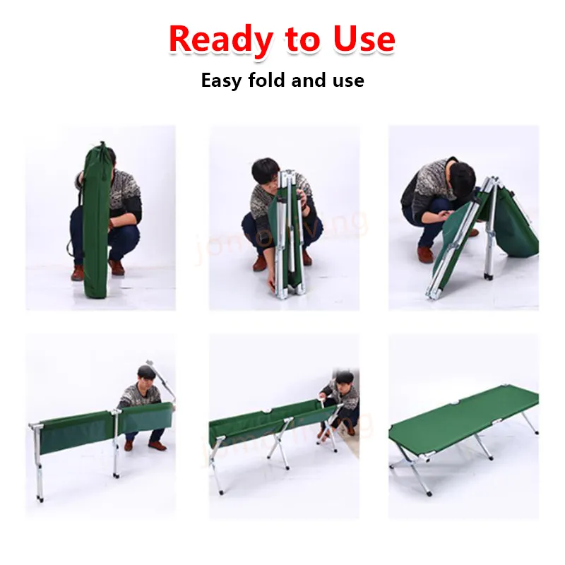 Folding Camping Bed Safari Bed Outdoor Sleeping Bag Camp Portable Foldable Travel Bed