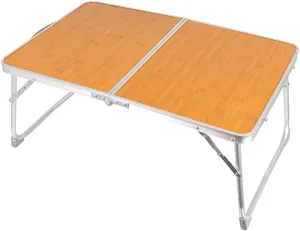 Folding Camping Tables Lightweight Sturdy Aluminum Outdoor Folding Table with Carrying Bag for Camp, Picnic, Beach(Small)