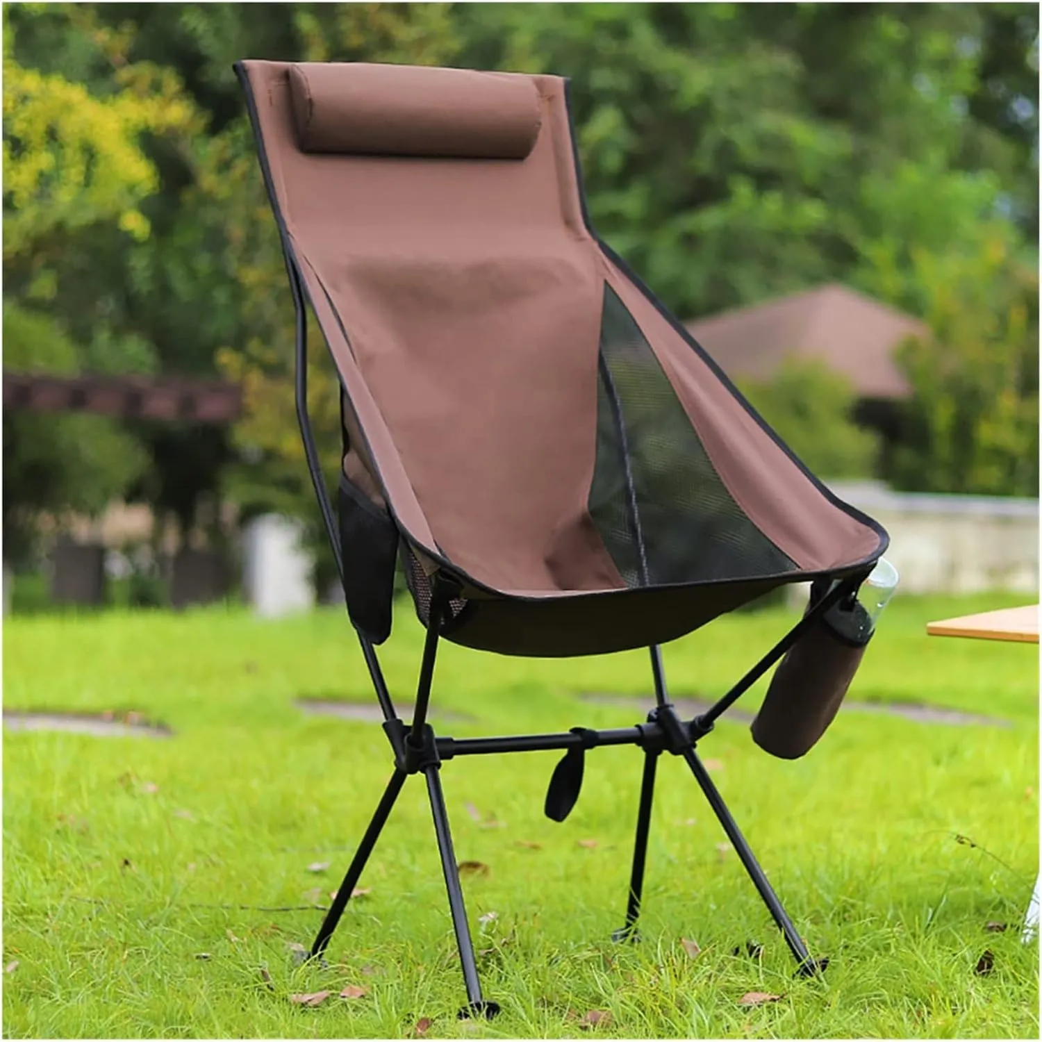 Folding Chair Moon Chairs Outdoor Camping Folding Telescopic Stool Portable Fishing Hiking Picnic Chairs Seat Tools