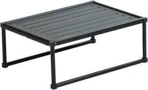 Folding Dining Table Ultra Light Folding Desk Black Portable Foldable Table Camping Outdoor Fur Computer Bed Tables Picnic Aluminium Alloy (Color : 360x250x140mm)