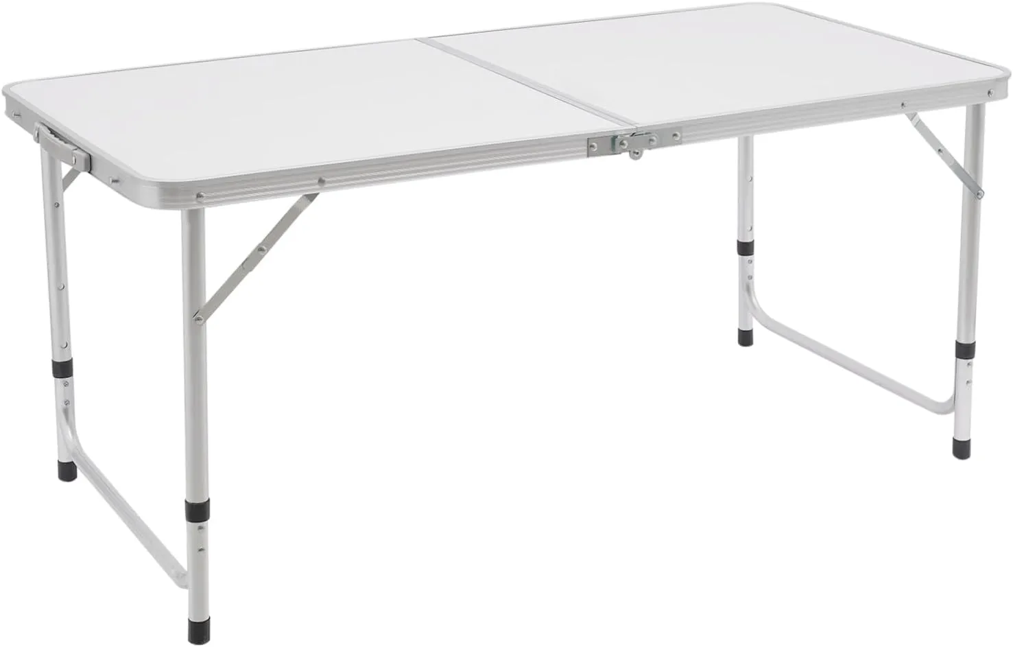 Folding Table with Handle Portable Heavy Duty Fold-in-Half Utility Foldable Table Dining Table Indoor Outdoor for Camping, Picnic and Party