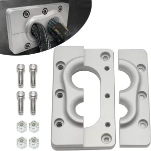 for Holley Terminator X Max Billet Aluminum Fire Wall Pass Through Raw Bracket