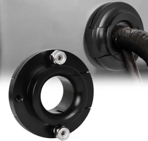for Holley Terminator x Max Fire Wall Pass Through, Billet Aluminum Raw Bracket Harness Bulkhead for Holley Terminator x Max