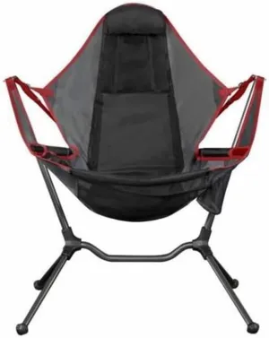 for Outdoor Camping Fishing Chairs Stargaze Recliner Camp Chair Breathable Mesh Construction 2 Side Pockets