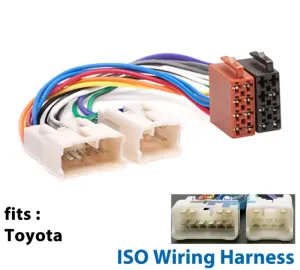 For Toyota ISO Harness Stereo Wiring Adapter Plug Cable