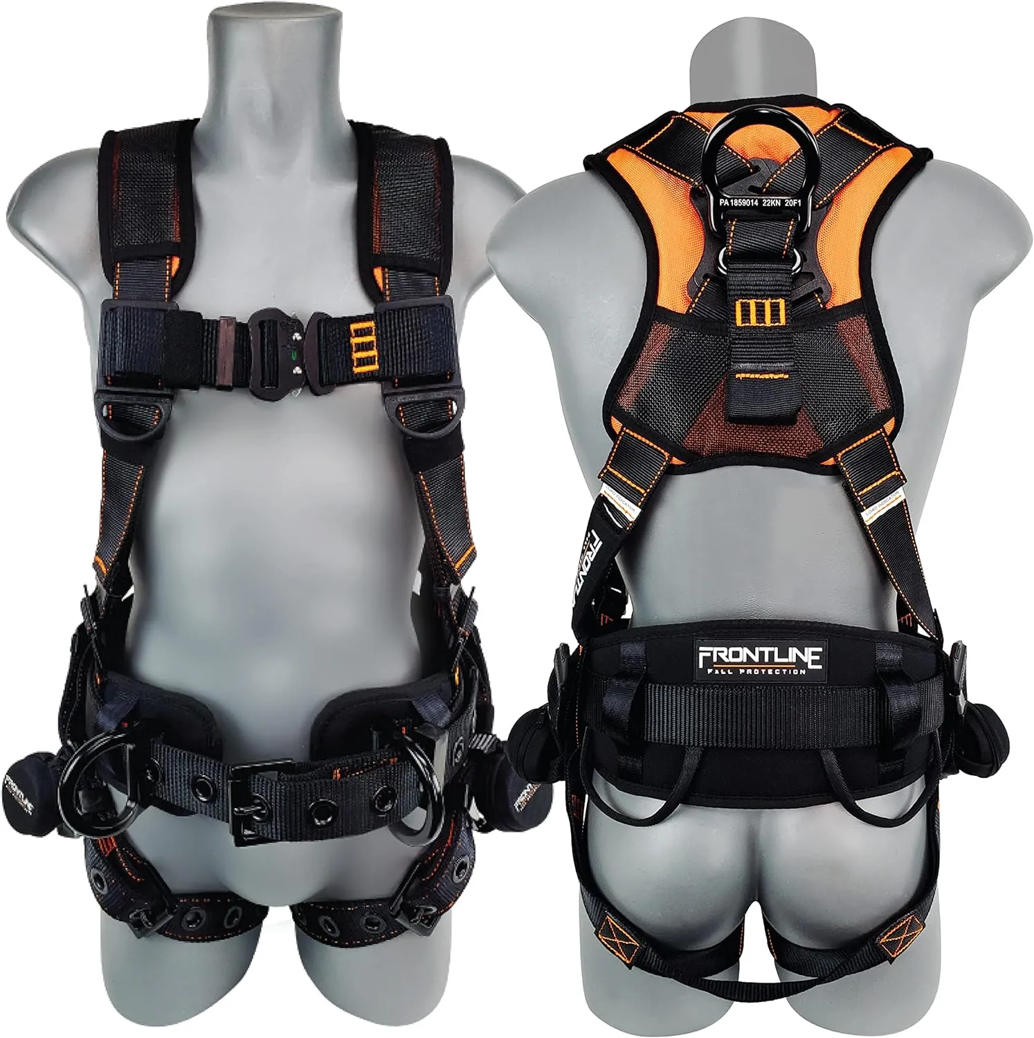 FRONTLINE FALL PROTECTION Harnesses   D-Ring  Multiple Styles   OSHA and ANSI compliant