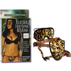 Furplay Harness & Mask - Brown