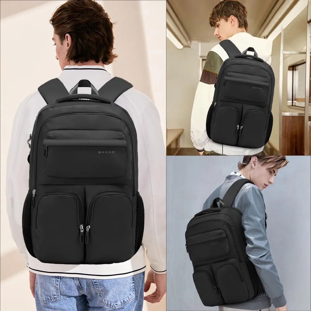 FUTURE AESTHETICS Travel Backpack for Women、men, College Backpack Bag, Hiking Backpack,Waterproof Carry On Backpack Business Backpack(black)