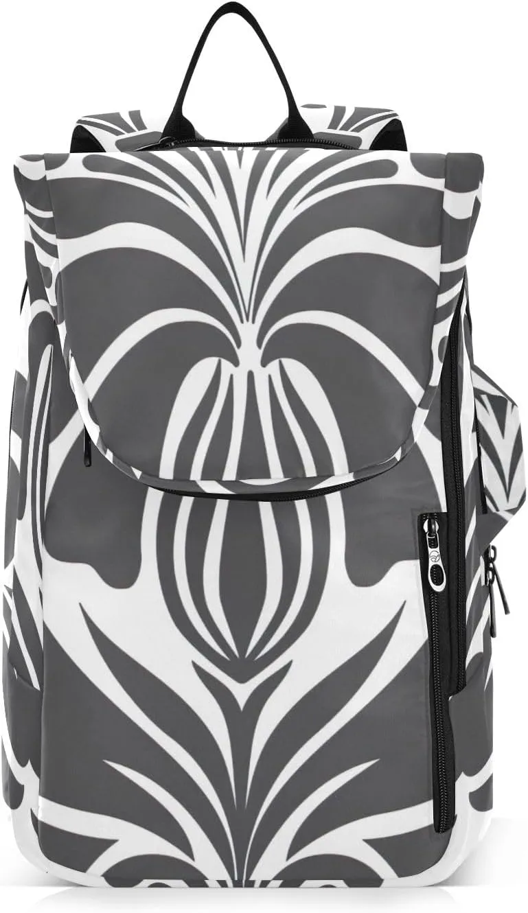GAIGEO Cool Street Basketball Grey Tennis Backpack, Expandable Tennis Bag 2 Rackets, Sandwich Mesh Back, Breathable not Stuffy