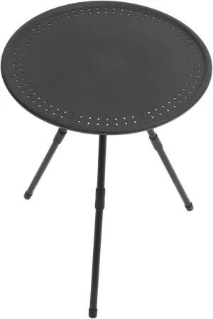 GALPADA Portable Folding Round Table Compact Height Camping Table for Outdoor Events Picnics Bbqs and Home Use Easy to Carry and Store for Hiking and Festivals