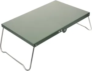GALPADA Portable Hiking Table Compact Stainless Steel Folding Camping Table Easy to Use for Outdoor Camping Picnic Hiking BBQ