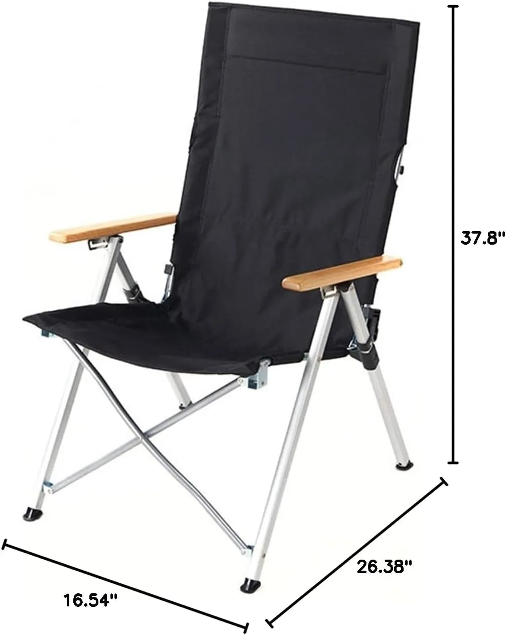 GaRcan Outdoor Camping Chair Folding Four-Speed Adjustable Long Chair Office Nap Recliner Picnic Beach Relaxation Chair (C)