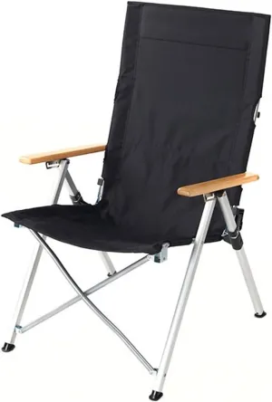 GaRcan Outdoor Camping Chair Folding Four-Speed Adjustable Long Chair Office Nap Recliner Picnic Beach Relaxation Chair (C)