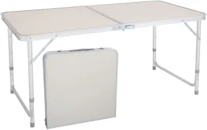 GEXECEUSS Aluminum Camping Folding Table Portable Picnic Table with Carry Handle No Assembly for Outdoor Picnic Beach BBQ Garden Cooking Office