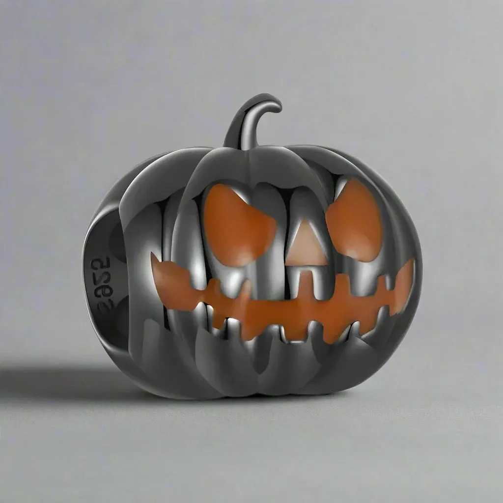 Glow in the Dark Pumpkin Lantern Charm