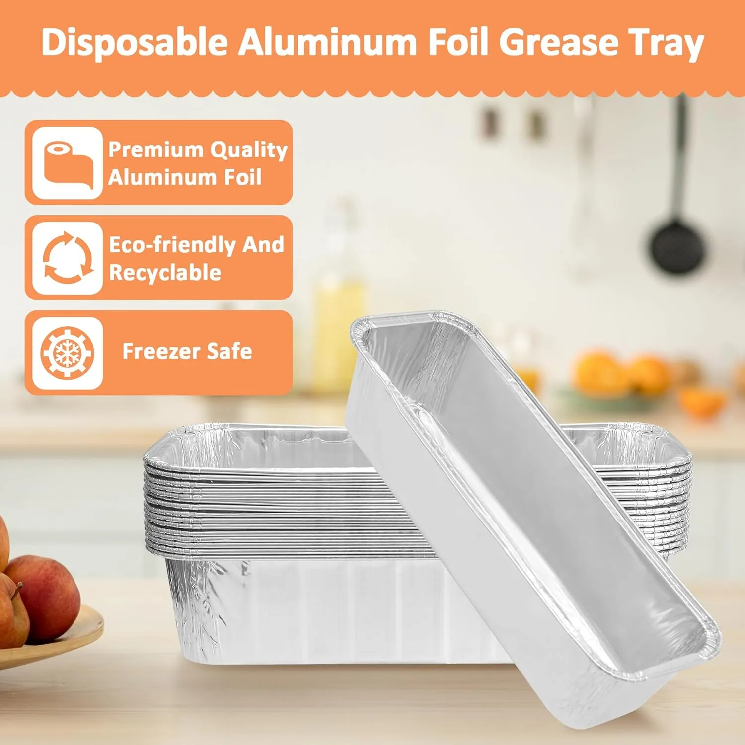 Grease Tray with Catch Pan for Camp Chef Accessories, Aluminum Drip Pans Liner Set for Camp Chef SG100 SG90 SG14 SG30 SG60 Stove, Drip Catcher Pan for Camp Chef Parts, Grease Tray Replacement
