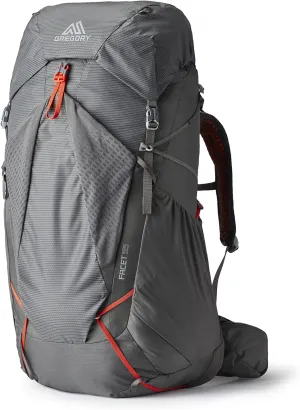 Gregory Facet 55L Women's Ultralight Backpacking Pack with Freefloat Suspension, Aluminum Frame, Ventilated Backpanel, Small, Sunset Grey