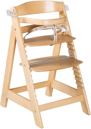 Grow-with-me Adjustable Eco Wooden High Chair with Quick Release Tray Option | Natural | 6m - 10 years