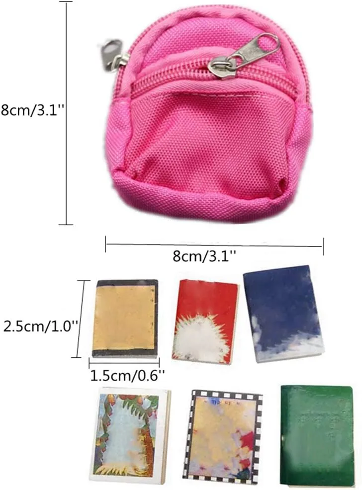 HAICHEN TEC Lizard Backpack for Bearded Dragons School Bag & Books Set Reptile Apparel Accessories Handmade Photo Party Back to School Supplies for Lizard Bearded Dragon Crested Gecko Chameleon