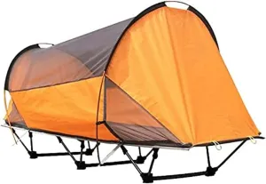 Hamaca Self-Driving Off Ground Hammock Tent Single Camping Hammock Waterproof Windproof Outdoor Fishing Folding Camping Bed Accessories