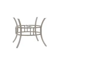 Hamilton Dining Table Base (for 54" Round Top w/UH) Aluminum w/Adjustable Legs