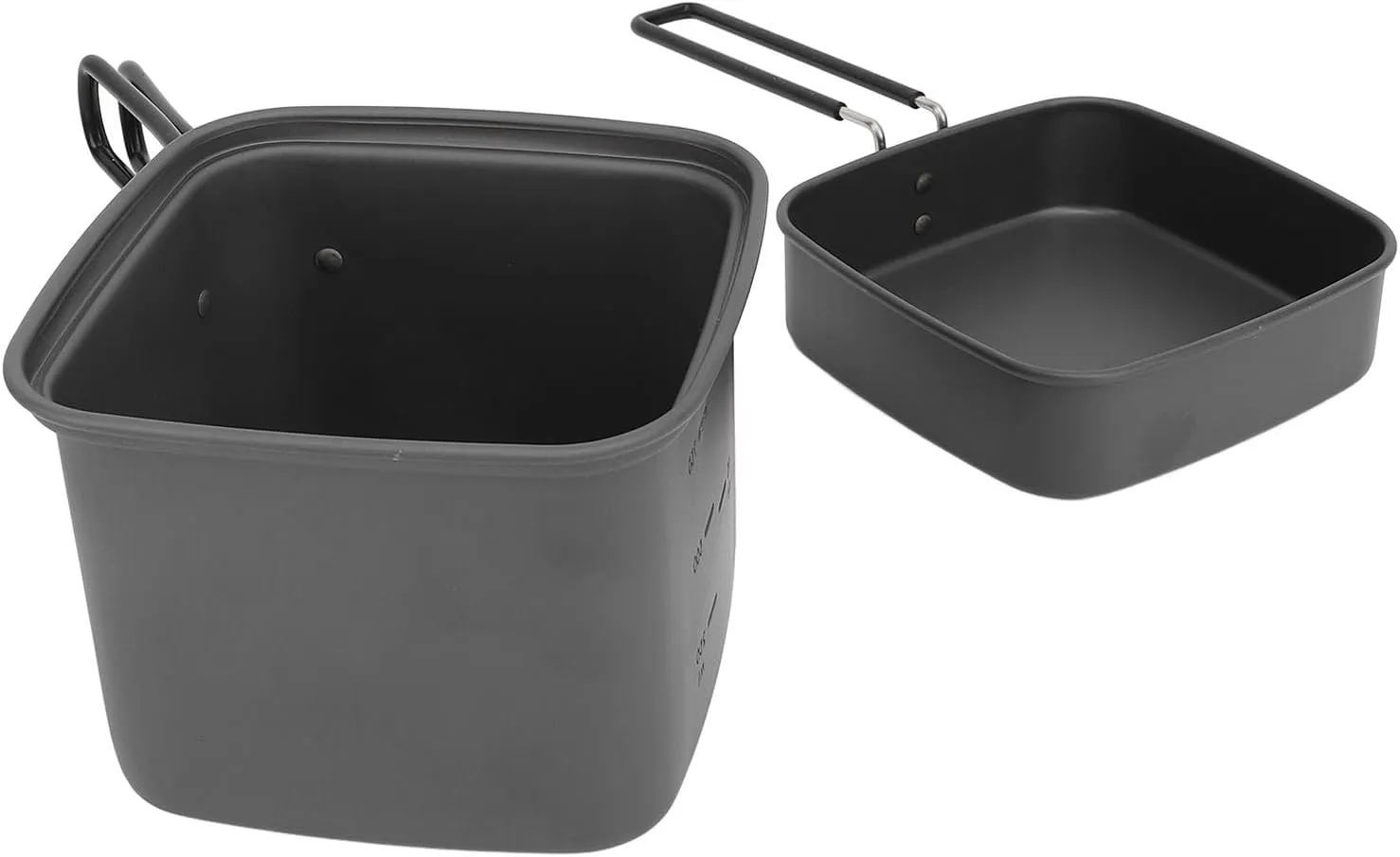 Hanging Pot Pan,camping Cookware Mess Kit Kettle Camping Cooking Set Camping Pot and Pan Set with Mini Camping Stove Spork and Carry Mesh Bag Cooking Gear for Outdoor Hiking Picnic