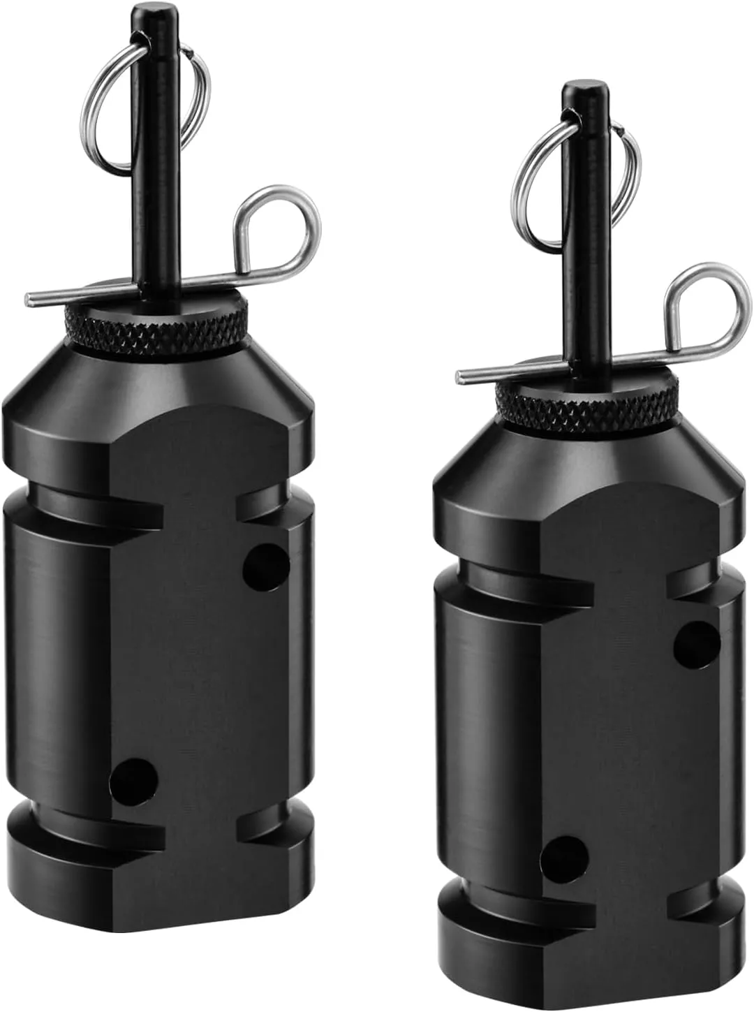 Haoguo 2 Pcs Camp Security Perimeter Trip Wire Alarm, Camping Safety Alarm, Anti-Intruder Early Warning System, Made of 6061 Aluminum
