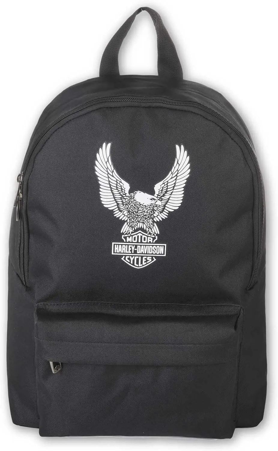 Harley-Davidson Eagle Rugged Graphic Backpack w/Padded Adjustable Straps - Black